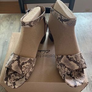 Clarks Elisa Dedra Heeled Sandal, Size 12